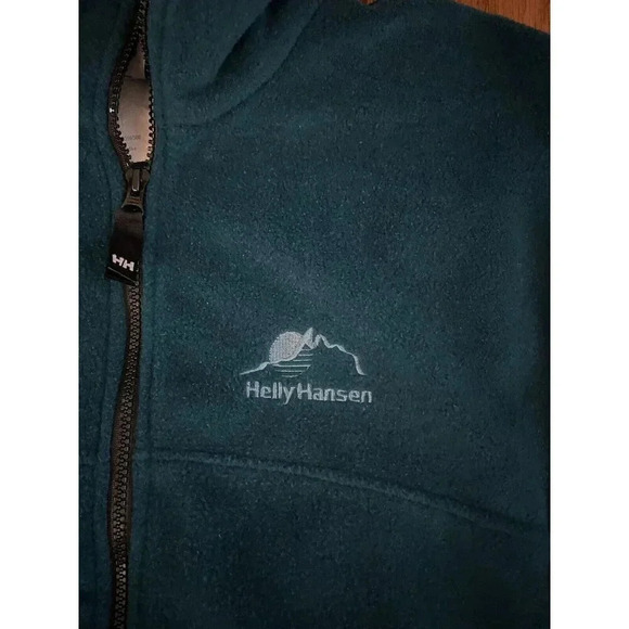 Helly Hansen Men's Vintage Fleece Jacket Green USA Size XL - Picture 4 of 8
